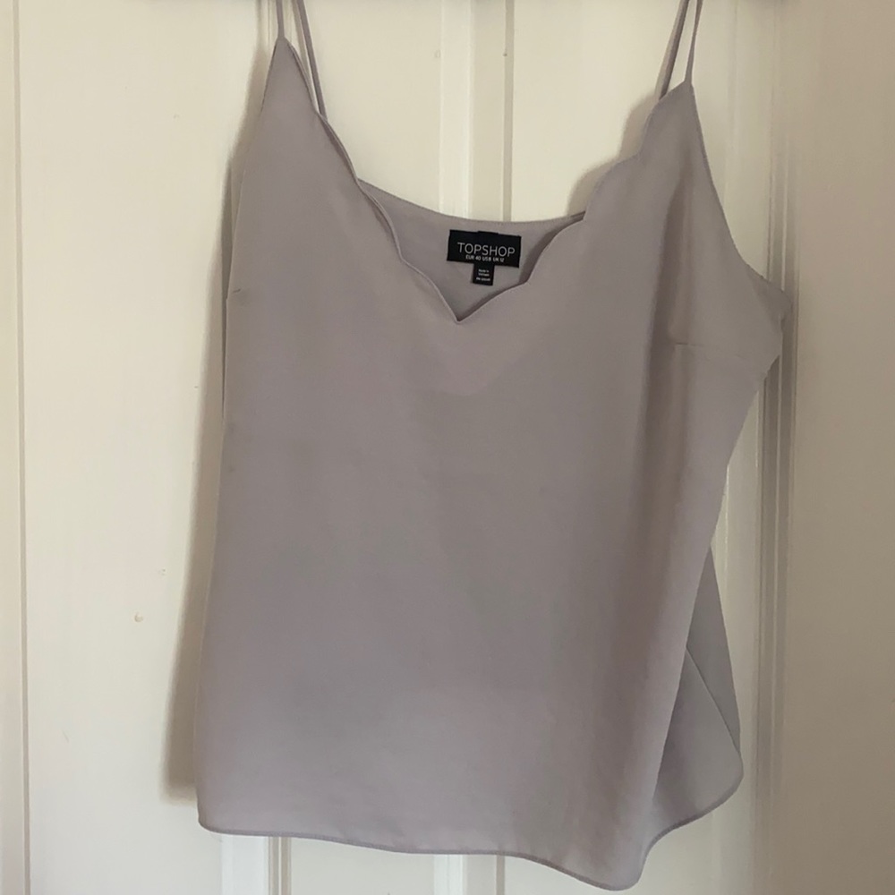 Top shop silk tank